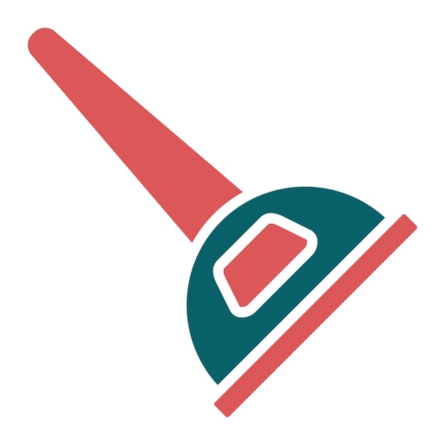 Estilo del icono del émbolo del inodoro