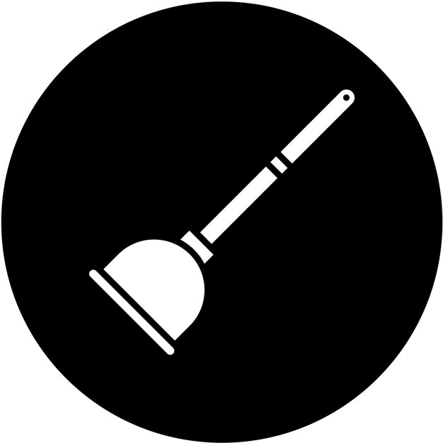 Estilo del icono del émbolo del inodoro