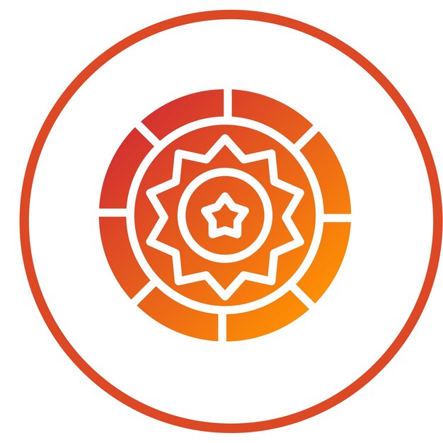 Estilo del icono del embrague de diseño vectorial