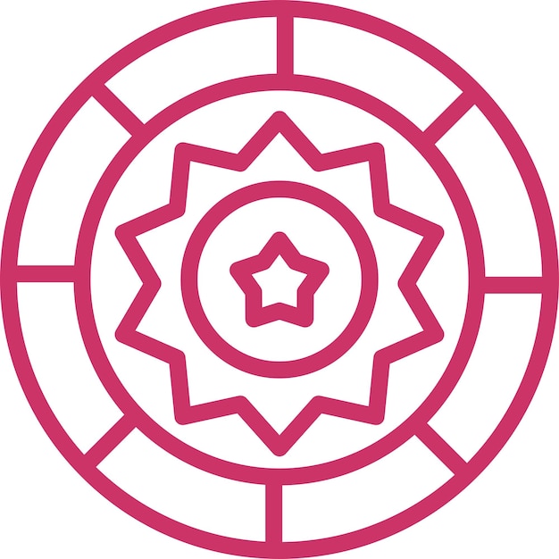 Estilo del icono del embrague de diseño vectorial