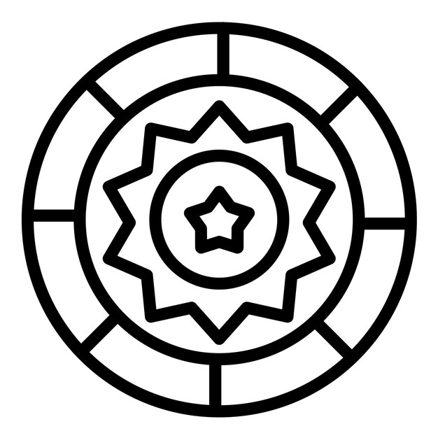Estilo del icono del embrague de diseño vectorial