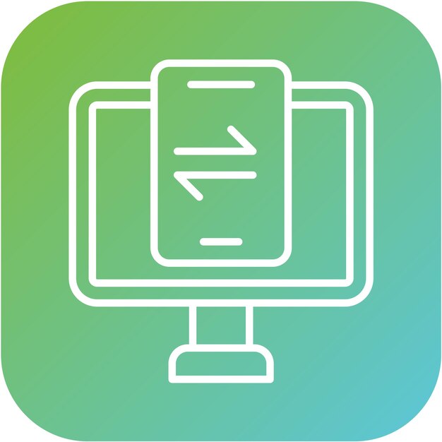 Estilo del icono de emparejamiento de diseño vectorial