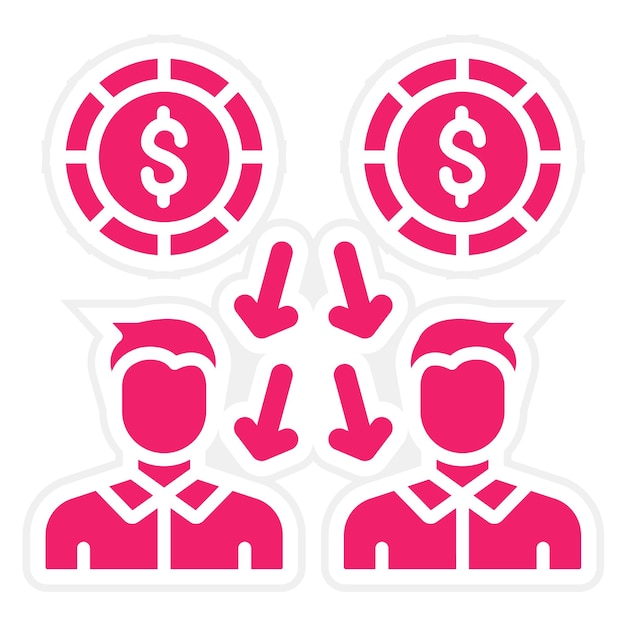 Estilo del icono de empleo del diseño vectorial