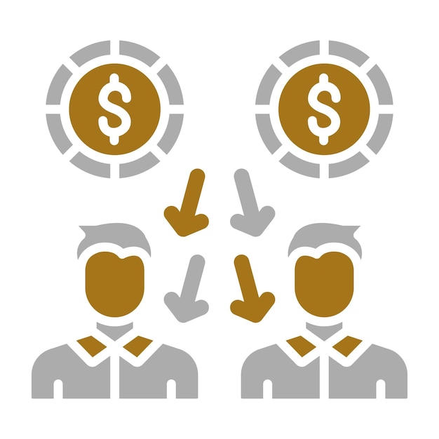 Estilo del icono de empleo del diseño vectorial