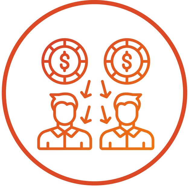 Estilo del icono de empleo del diseño vectorial
