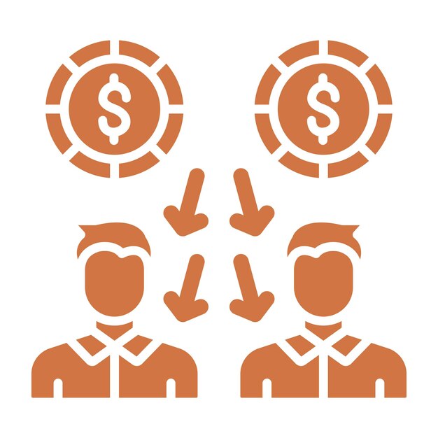 Estilo del icono de empleo del diseño vectorial