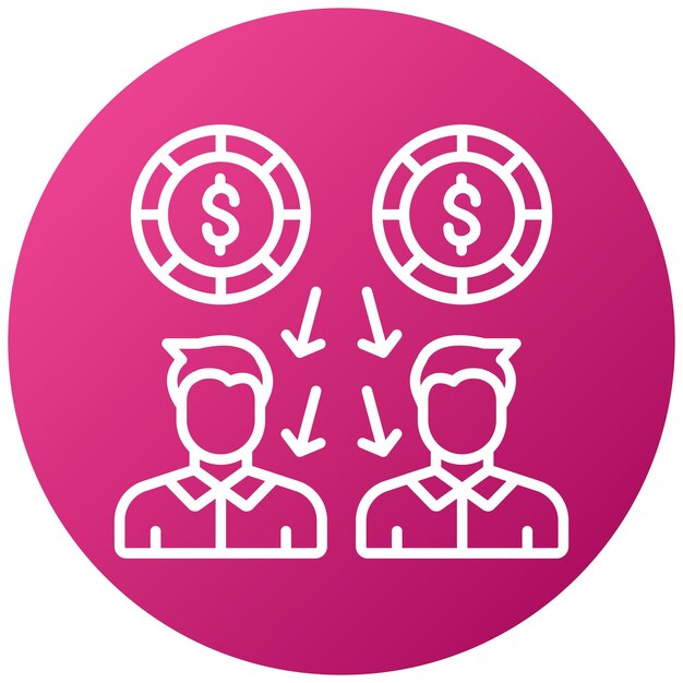 Estilo del icono de empleo del diseño vectorial