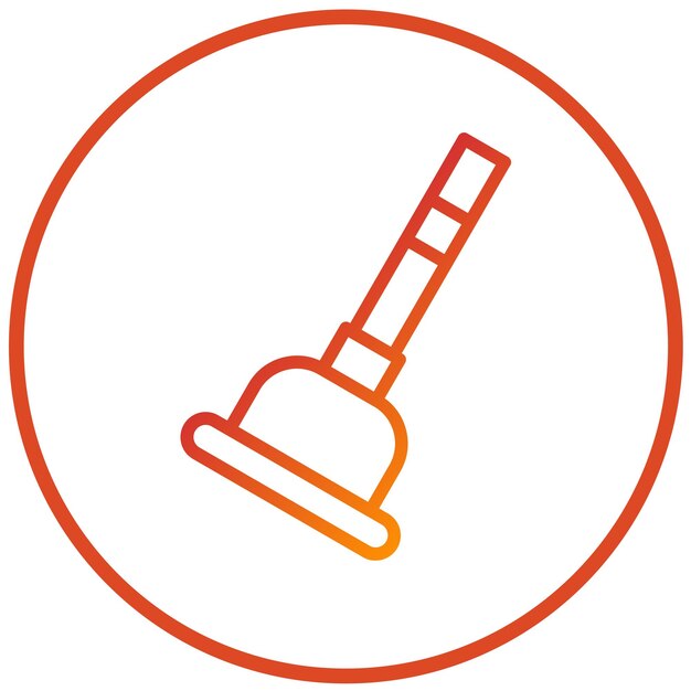 Estilo del icono del enchufe de diseño vectorial