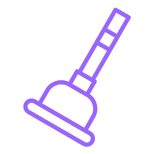 Estilo del icono del enchufe de diseño vectorial