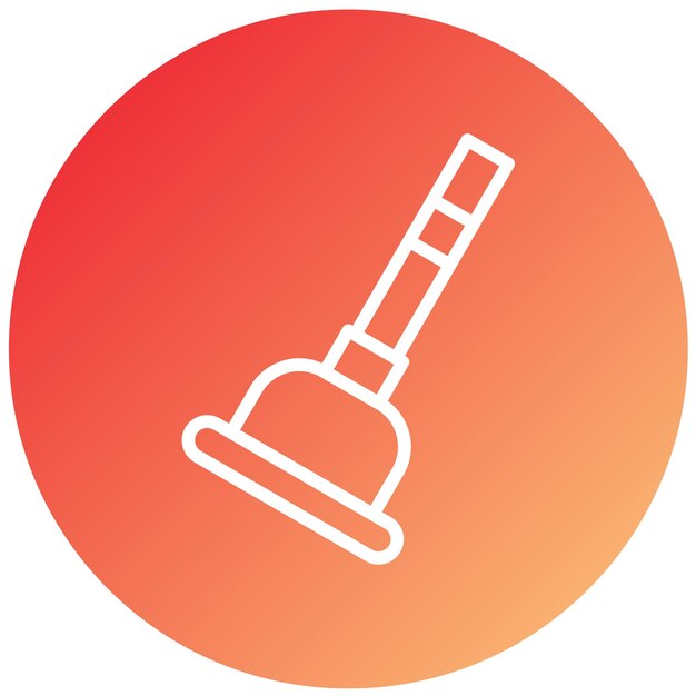 Estilo del icono del enchufe de diseño vectorial
