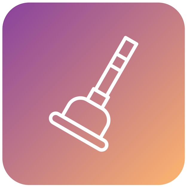 Estilo del icono del enchufe de diseño vectorial