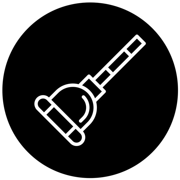 Estilo del icono del enchufe de diseño vectorial