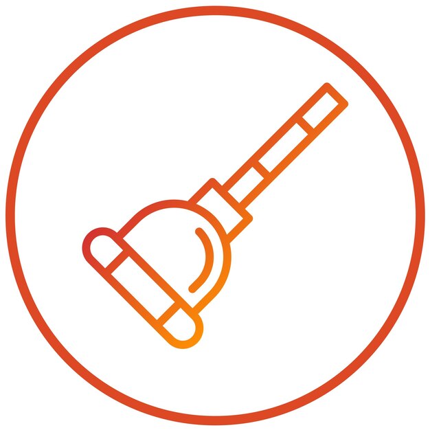 Estilo del icono del enchufe de diseño vectorial