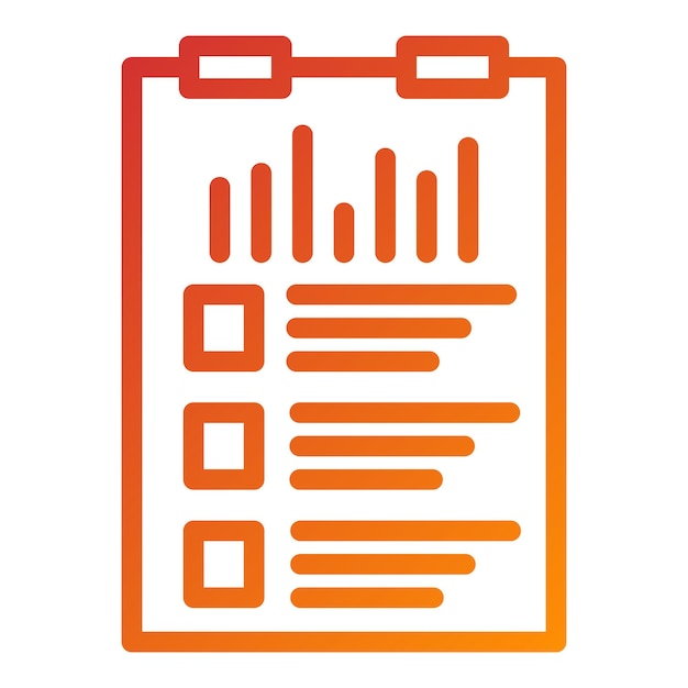 Estilo del icono de la encuesta de diseño vectorial