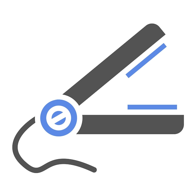 Estilo del icono del enderezador de diseño vectorial