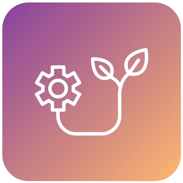 Estilo de icono de energía renovable de diseño vectorial
