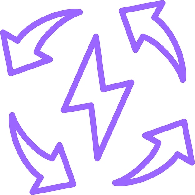Estilo de icono de energía renovable de diseño vectorial