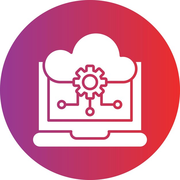 Estilo del icono de enraizamiento de diseño vectorial