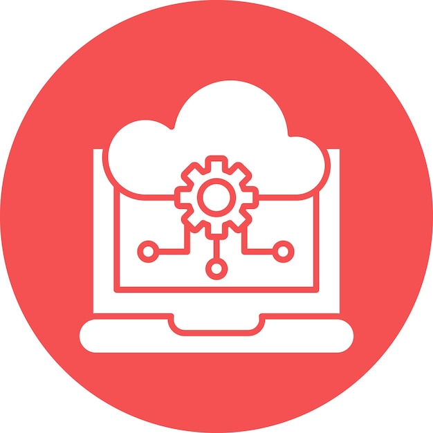 Estilo del icono de enraizamiento de diseño vectorial