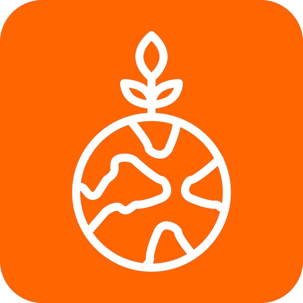 Estilo del icono del entorno de diseño vectorial