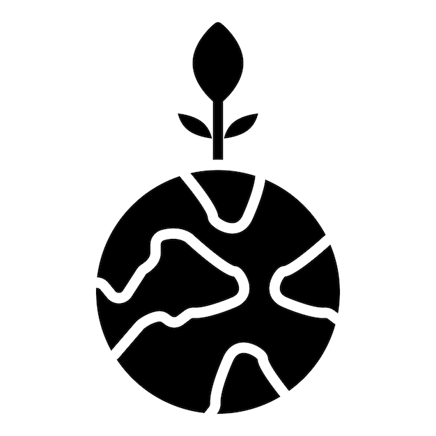 Estilo del icono del entorno de diseño vectorial