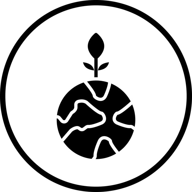 Estilo del icono del entorno de diseño vectorial