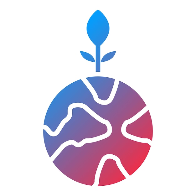 Estilo del icono del entorno de diseño vectorial