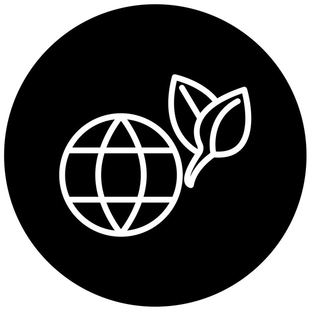 Estilo de icono del entorno de diseño vectorial