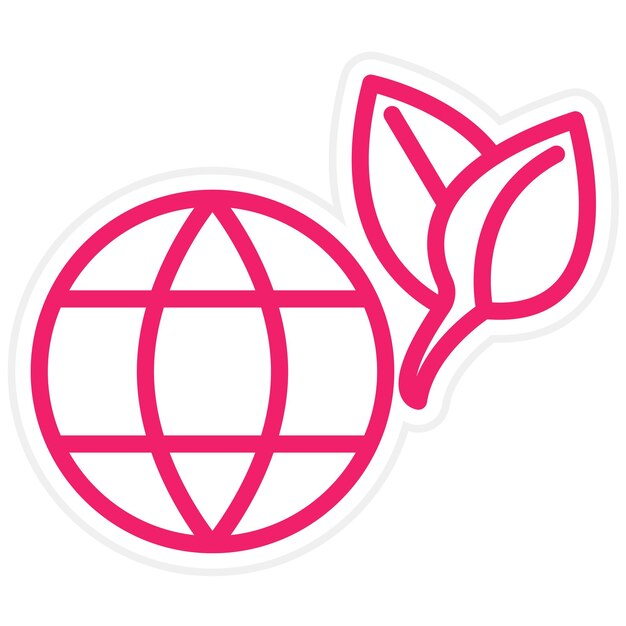 Estilo de icono del entorno de diseño vectorial
