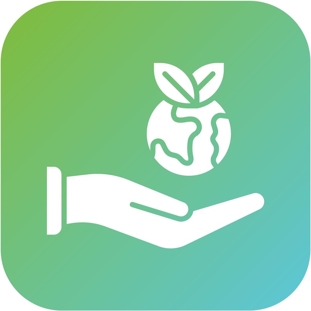 Estilo del icono del entorno de diseño vectorial