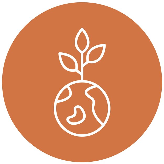 Estilo de icono del entorno de diseño vectorial