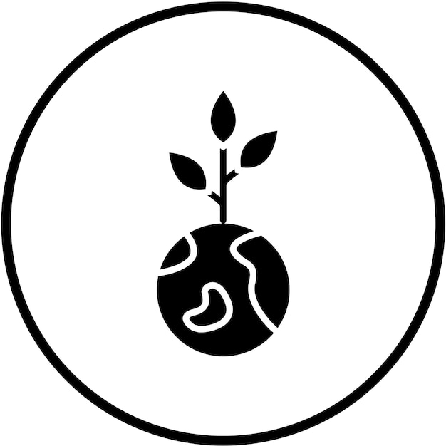 Estilo de icono del entorno de diseño vectorial