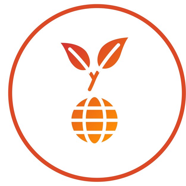 Estilo del icono del entorno simulado de diseño vectorial