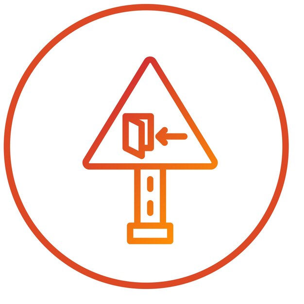 Estilo del icono de entrada del diseño vectorial