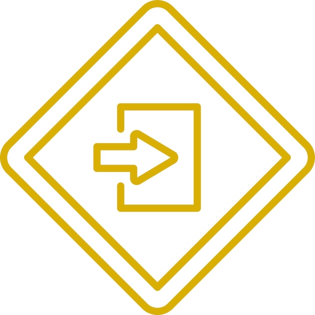 Estilo del icono de entrada del diseño vectorial