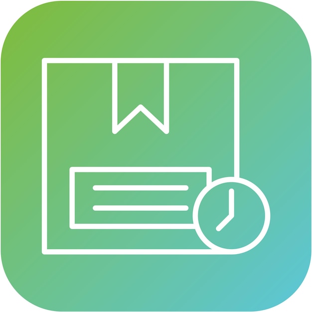 Estilo del icono de entrega del diseño vectorial