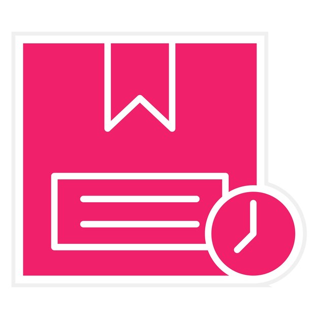Estilo del icono de entrega del diseño vectorial
