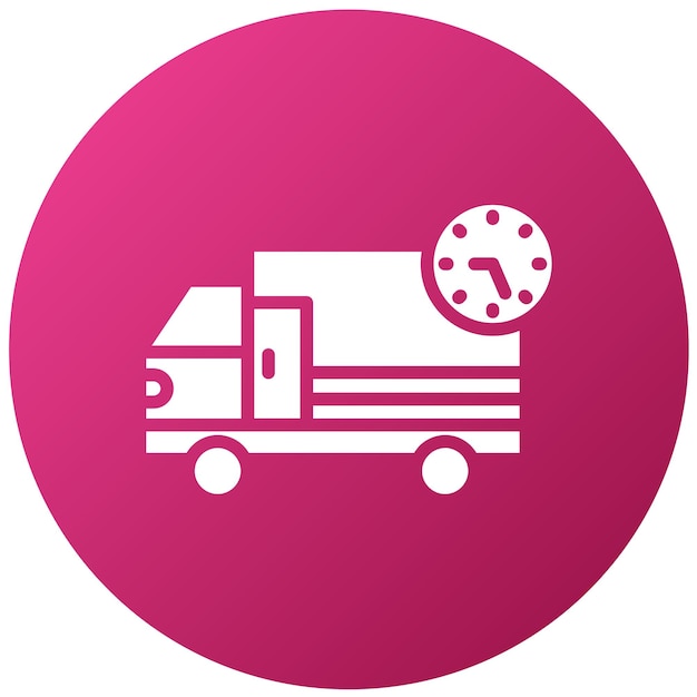 Estilo del icono de entrega del diseño vectorial