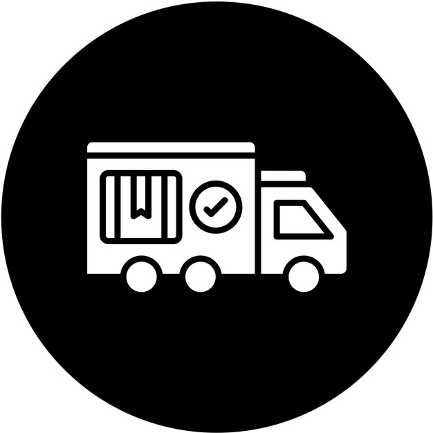 Estilo del icono de entrega del diseño vectorial