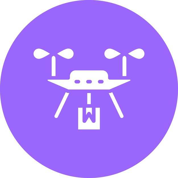 Estilo del icono de entrega de drones
