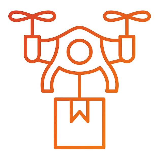 Estilo del icono de entrega de drones
