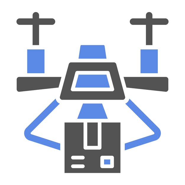 Estilo del icono de entrega de drones