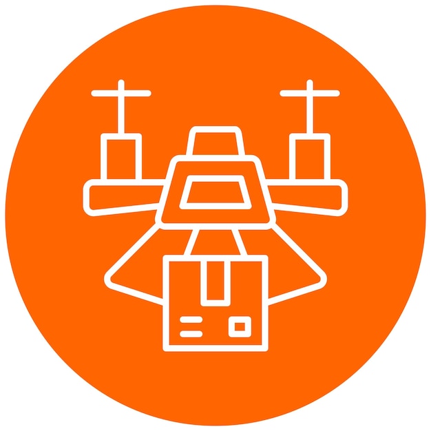 Estilo del icono de entrega de drones