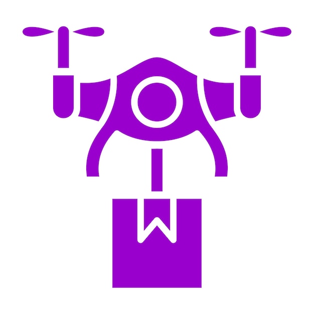 Estilo del icono de entrega de drones