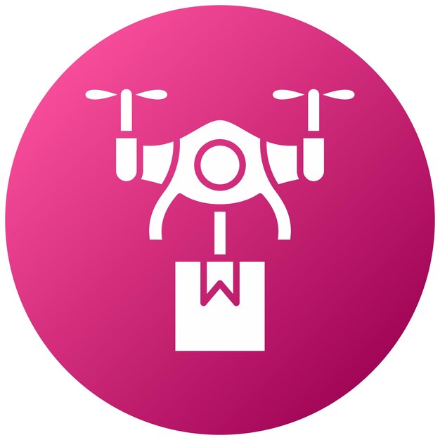 Estilo del icono de entrega de drones