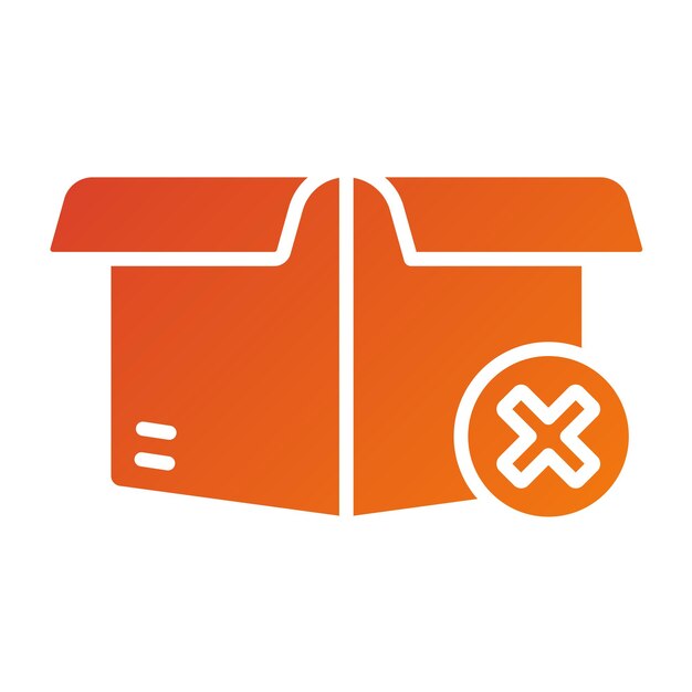 Estilo del icono de entrega fallido