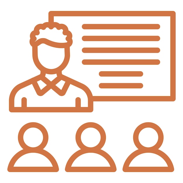 Estilo de icono de entrenamiento de diseño vectorial