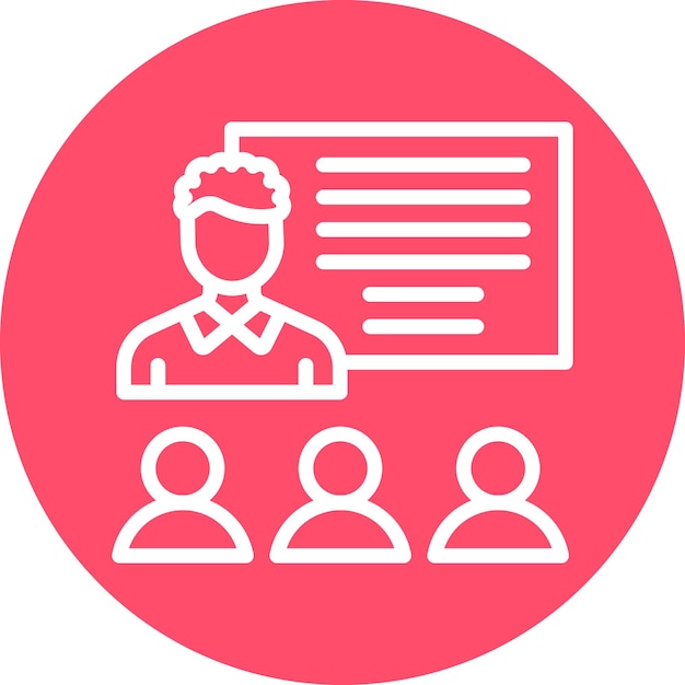 Estilo de icono de entrenamiento de diseño vectorial
