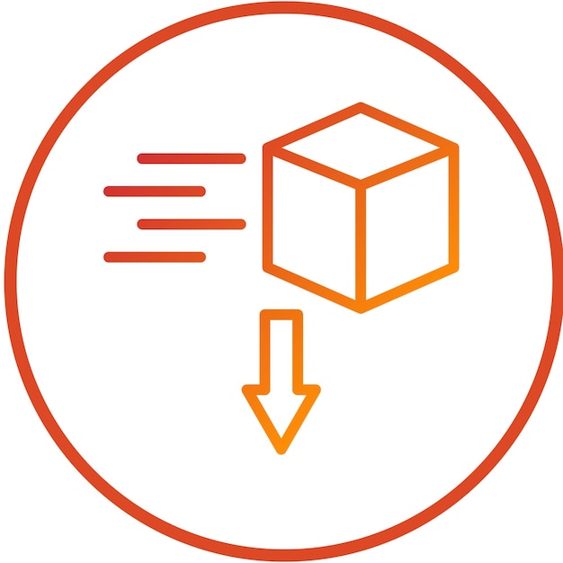 Estilo del icono de envío del diseño vectorial