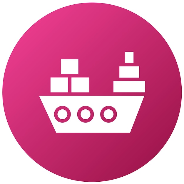 Estilo de icono de envío de diseño vectorial